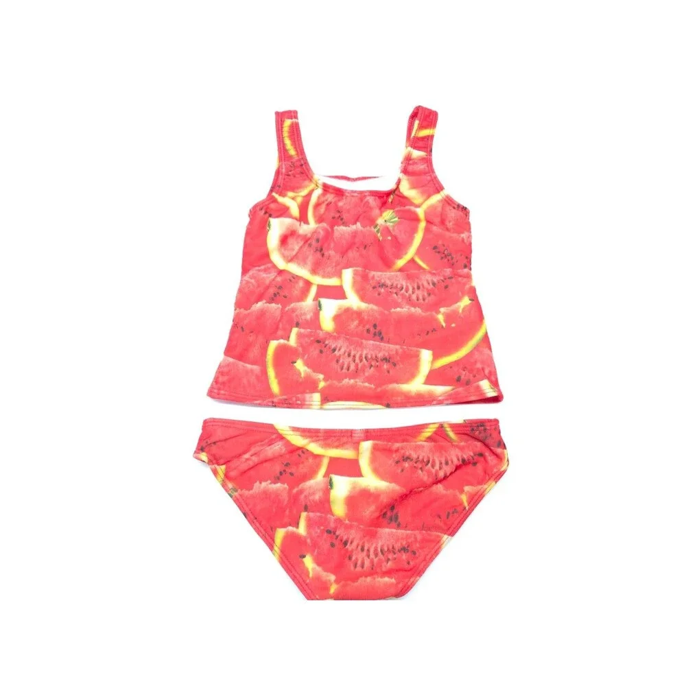 Zara Terez Girls Tankini Swimsuit Watermelon Print Two Piece  Size 12